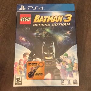 Lego PS4 Batman 3 Beyond Gotham w Bonus Keychain